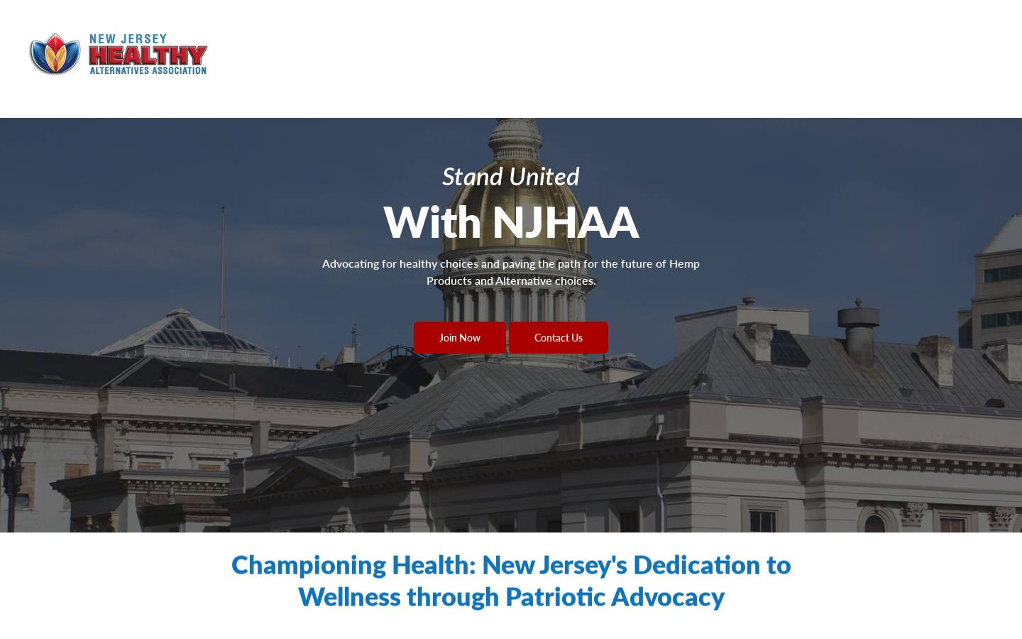 njhaa.org homepage screenshot