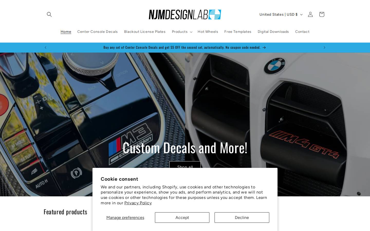 njmdesignlab.com homepage screenshot