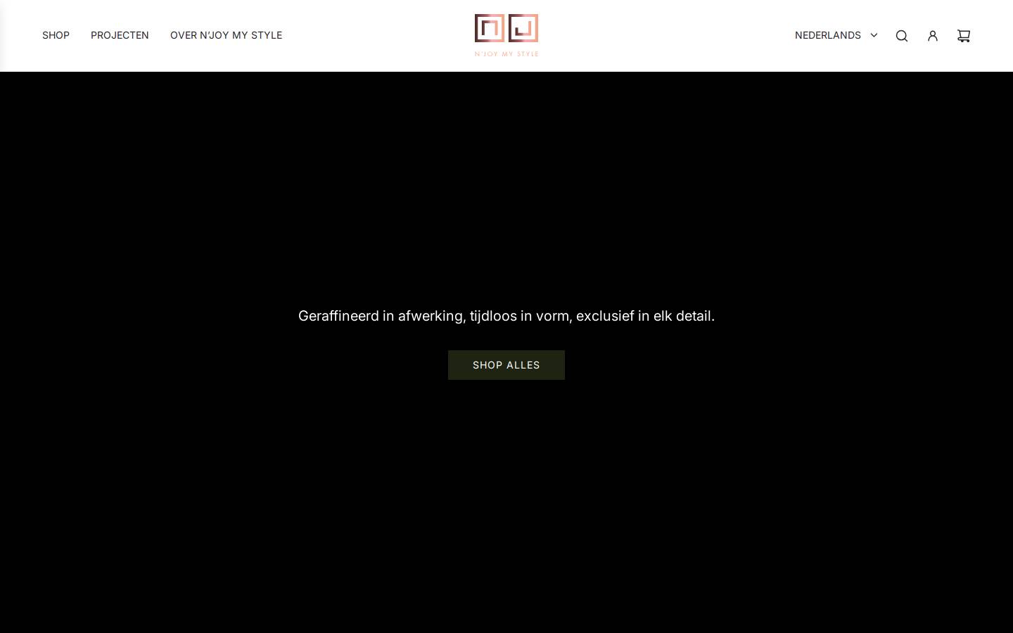 njoymystyle.com homepage screenshot