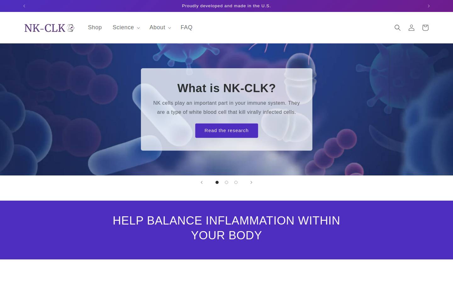 nk-clk.com homepage screenshot