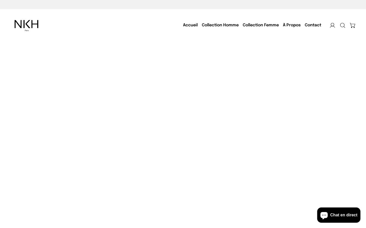 Nkh Paris homepage screenshot