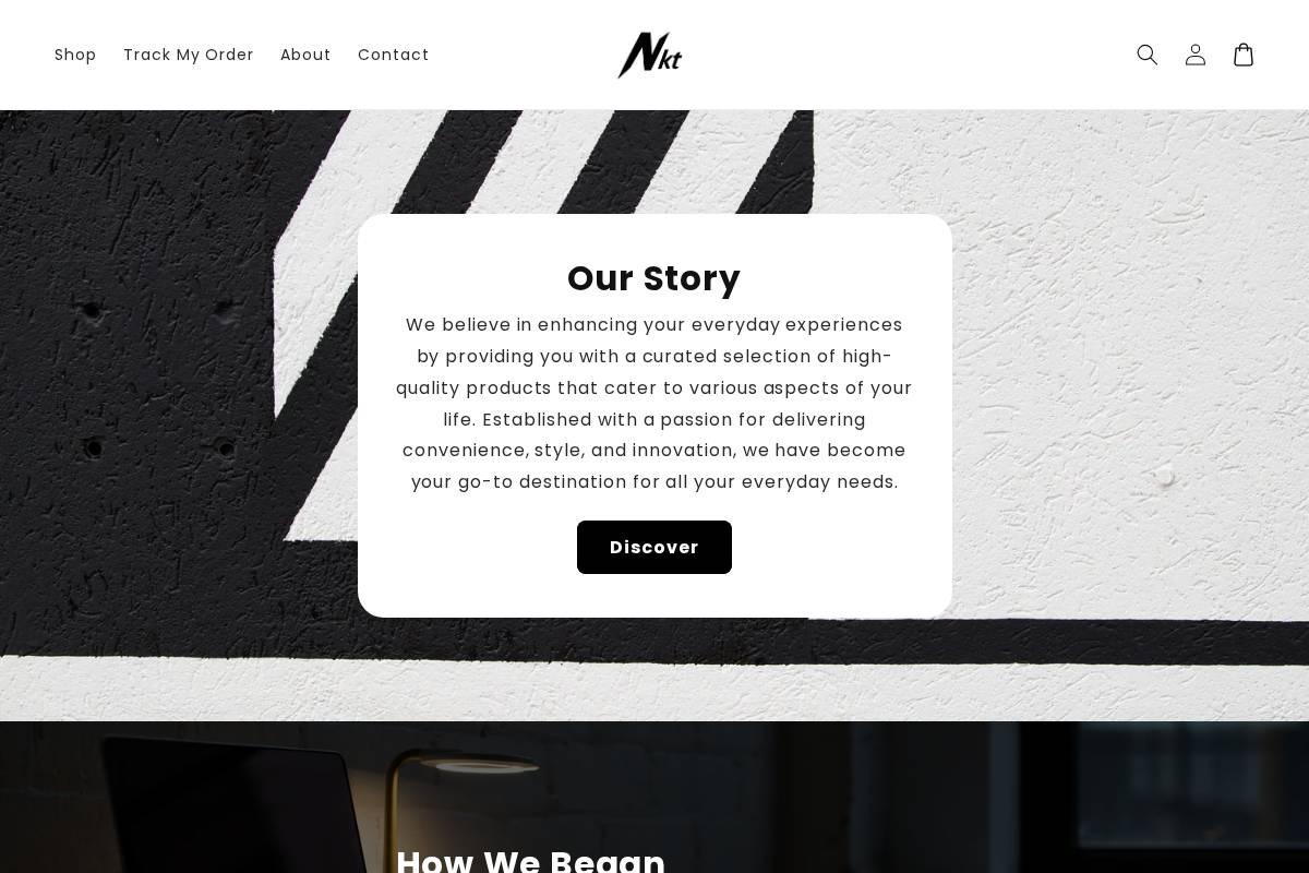 nktmode.com homepage screenshot