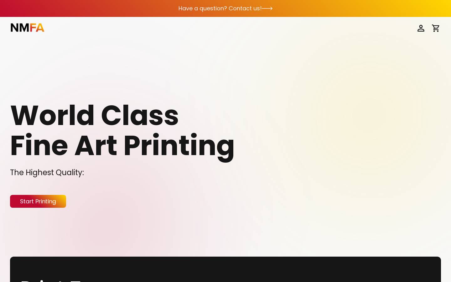 nmfa.io homepage screenshot