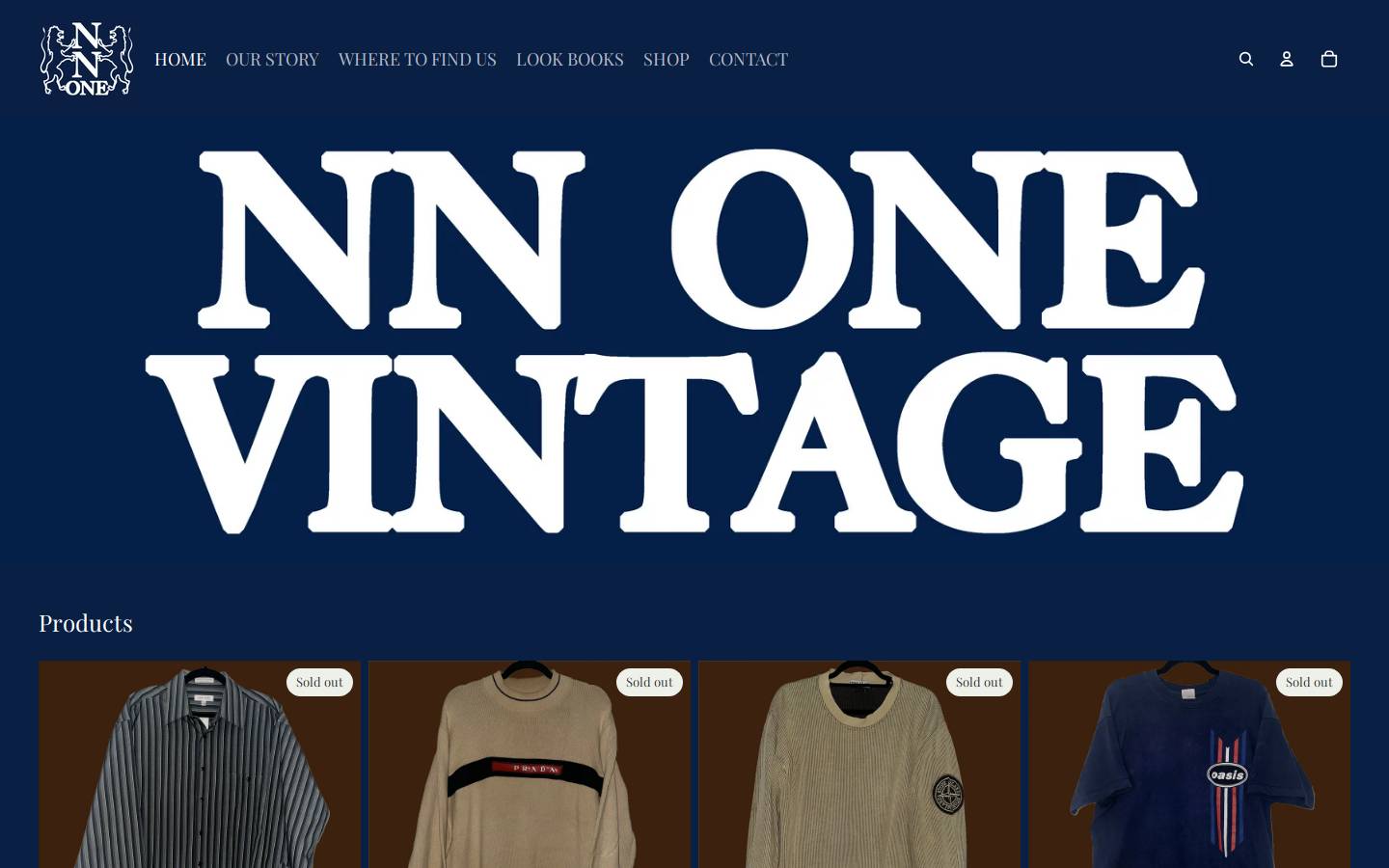 nn1vintage.com homepage screenshot