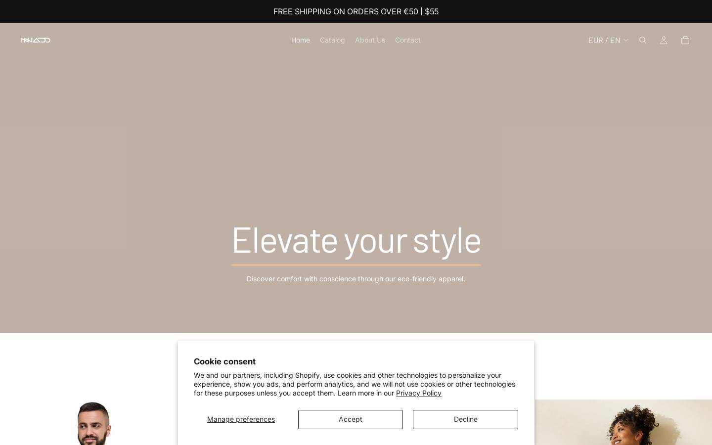 nnadd.store homepage screenshot