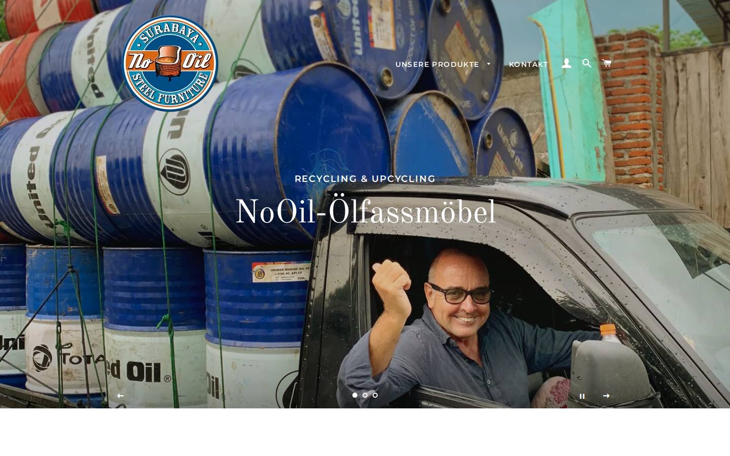 no-oil.at homepage screenshot