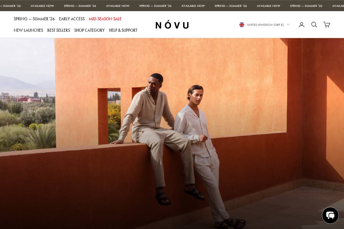 No Vu homepage screenshot