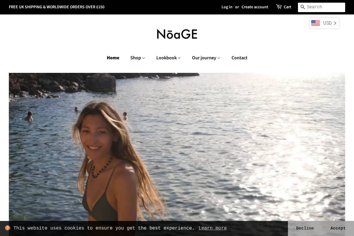 noagelabel.com homepage screenshot