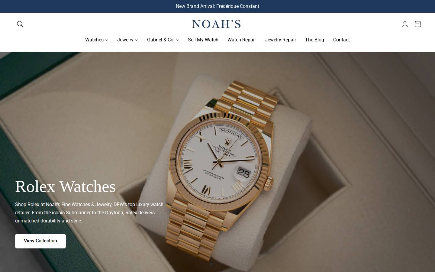 noahsfinejewelry.com homepage screenshot