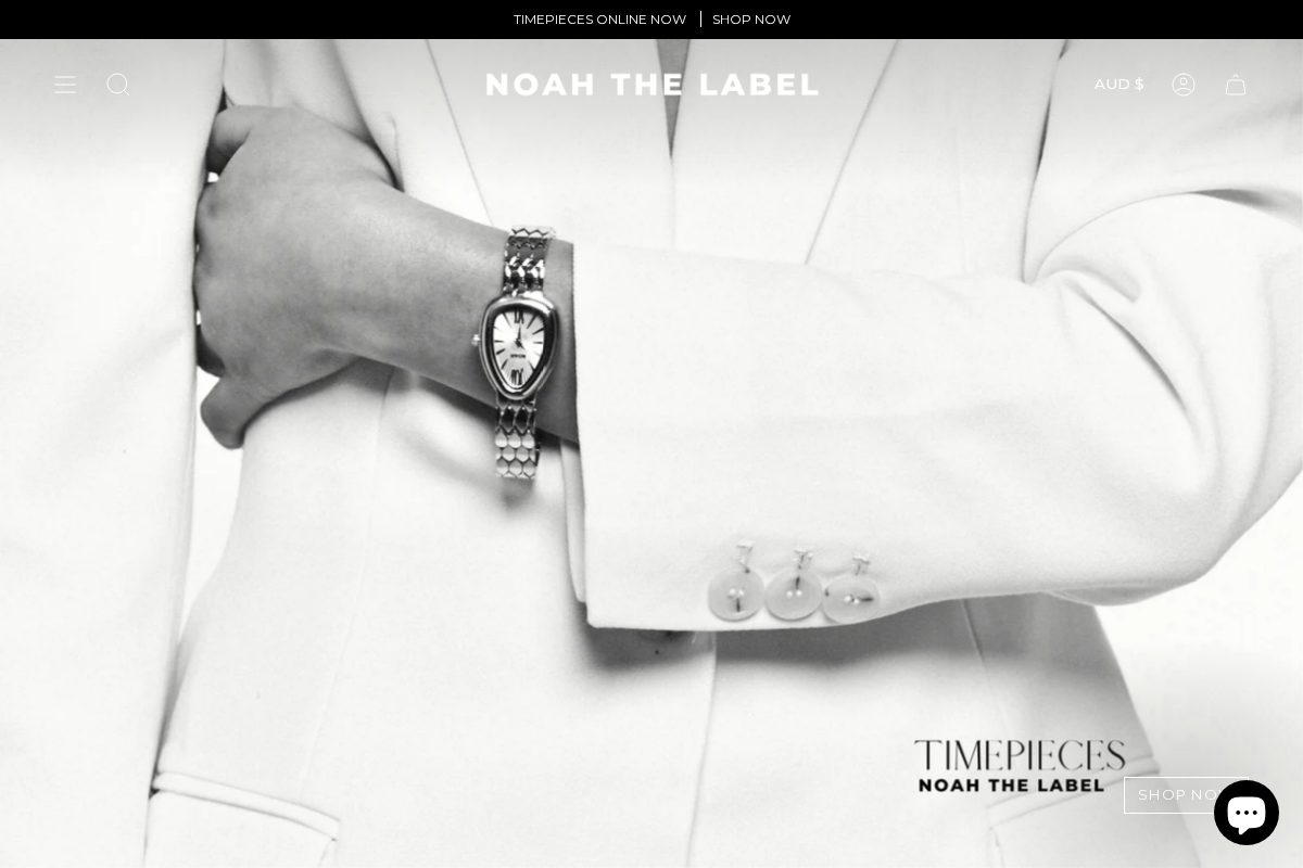 Noahthelabel homepage screenshot