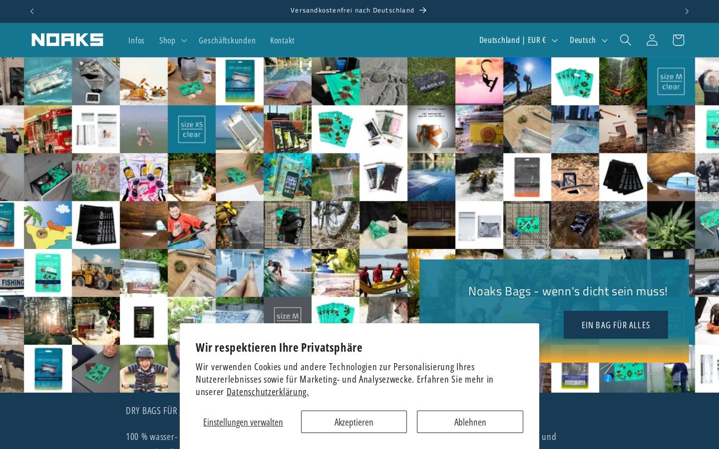 noaks.de homepage screenshot