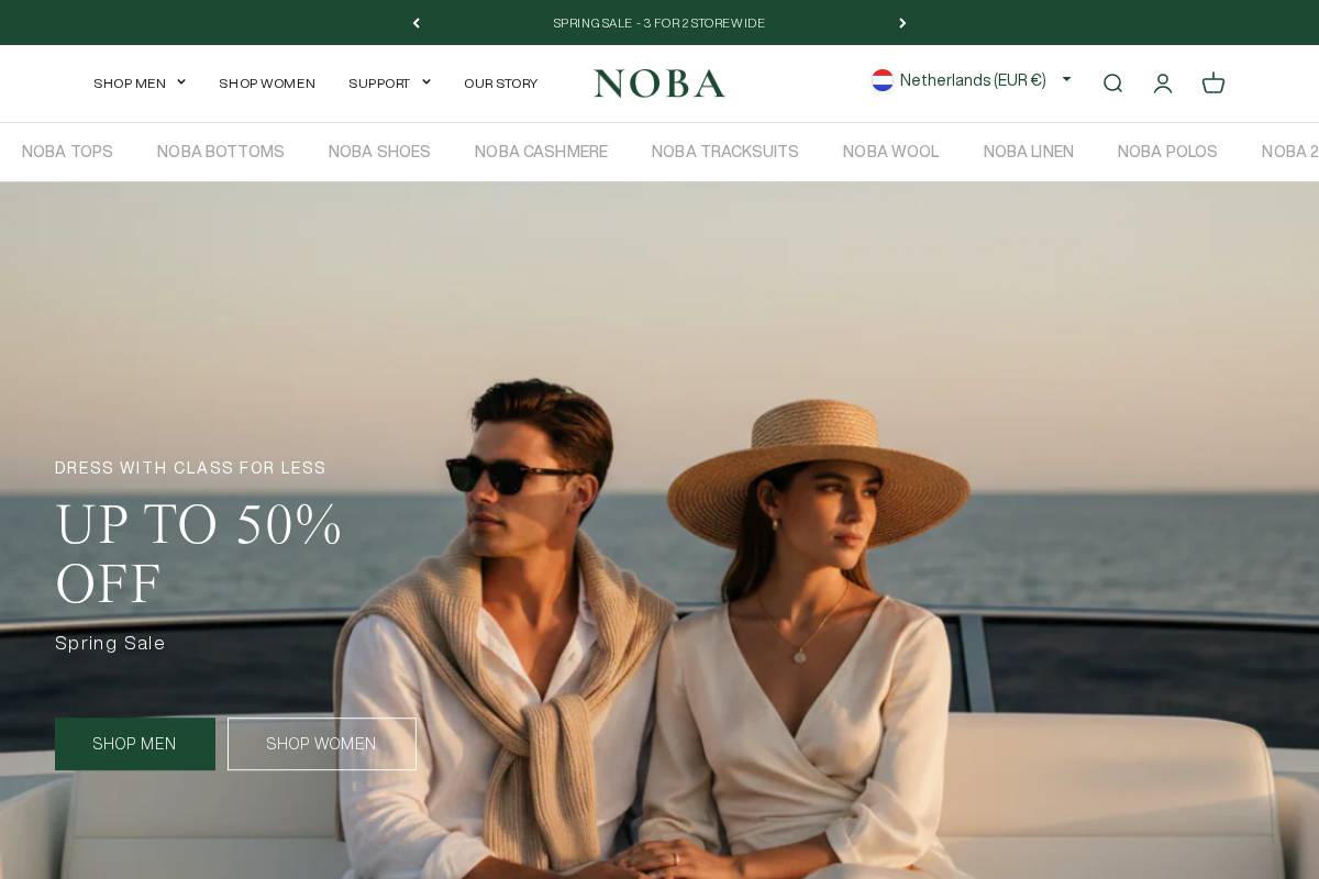 Nobalifestyle homepage screenshot