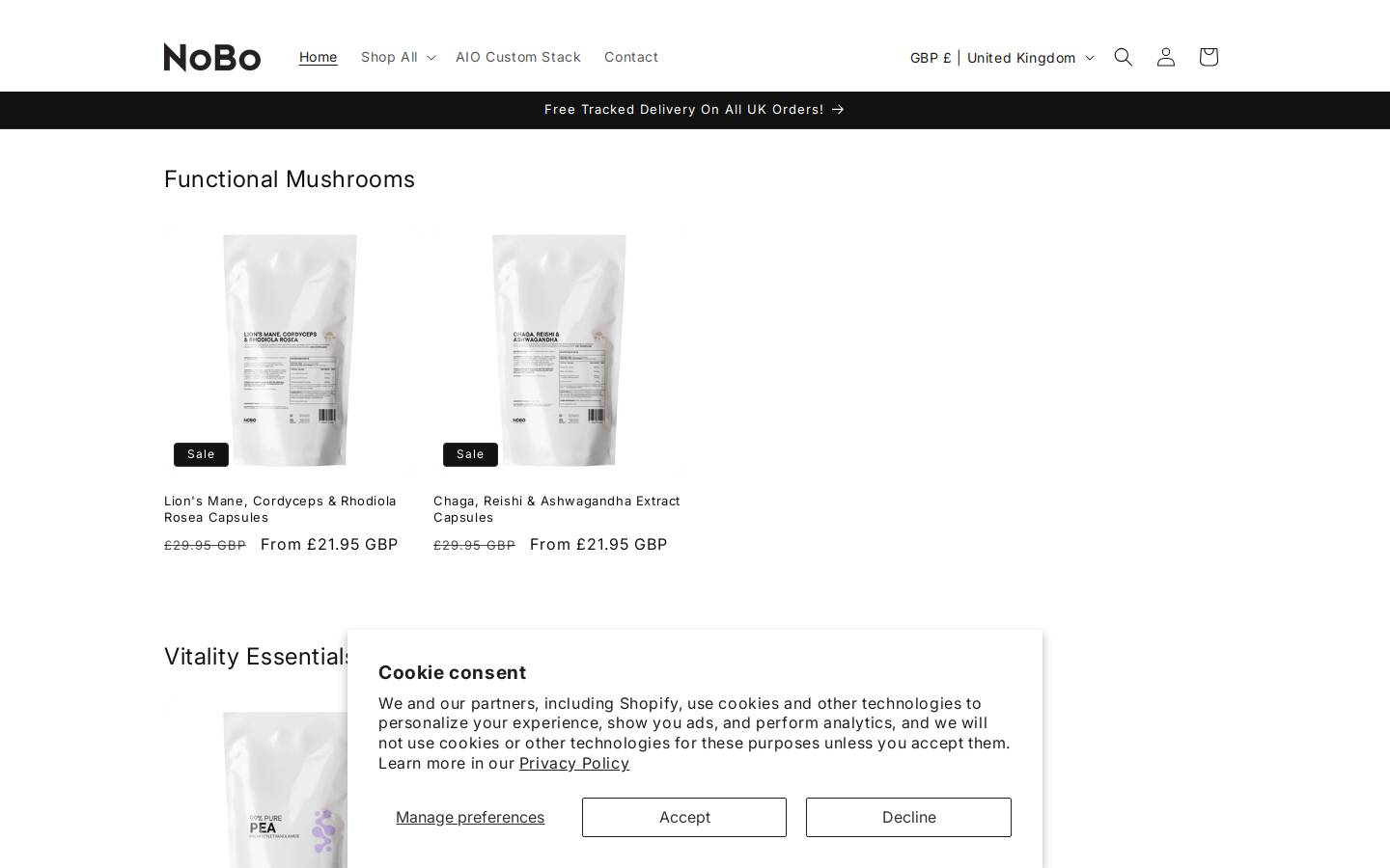 nobo.store homepage screenshot