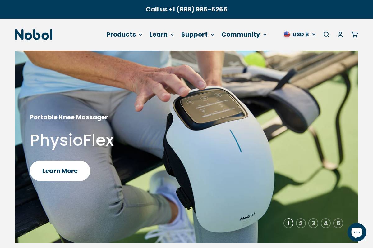 nobol.com homepage screenshot