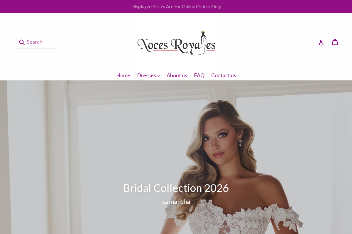 nocesroyales.ca homepage screenshot