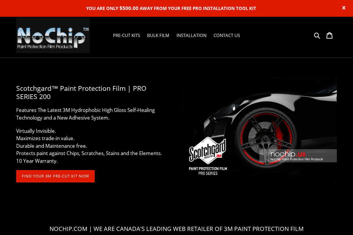 NOCHIP.US homepage screenshot