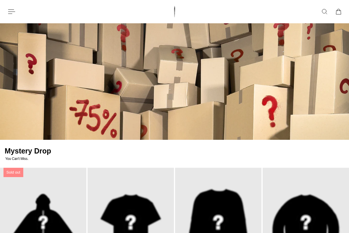 Noclout homepage screenshot