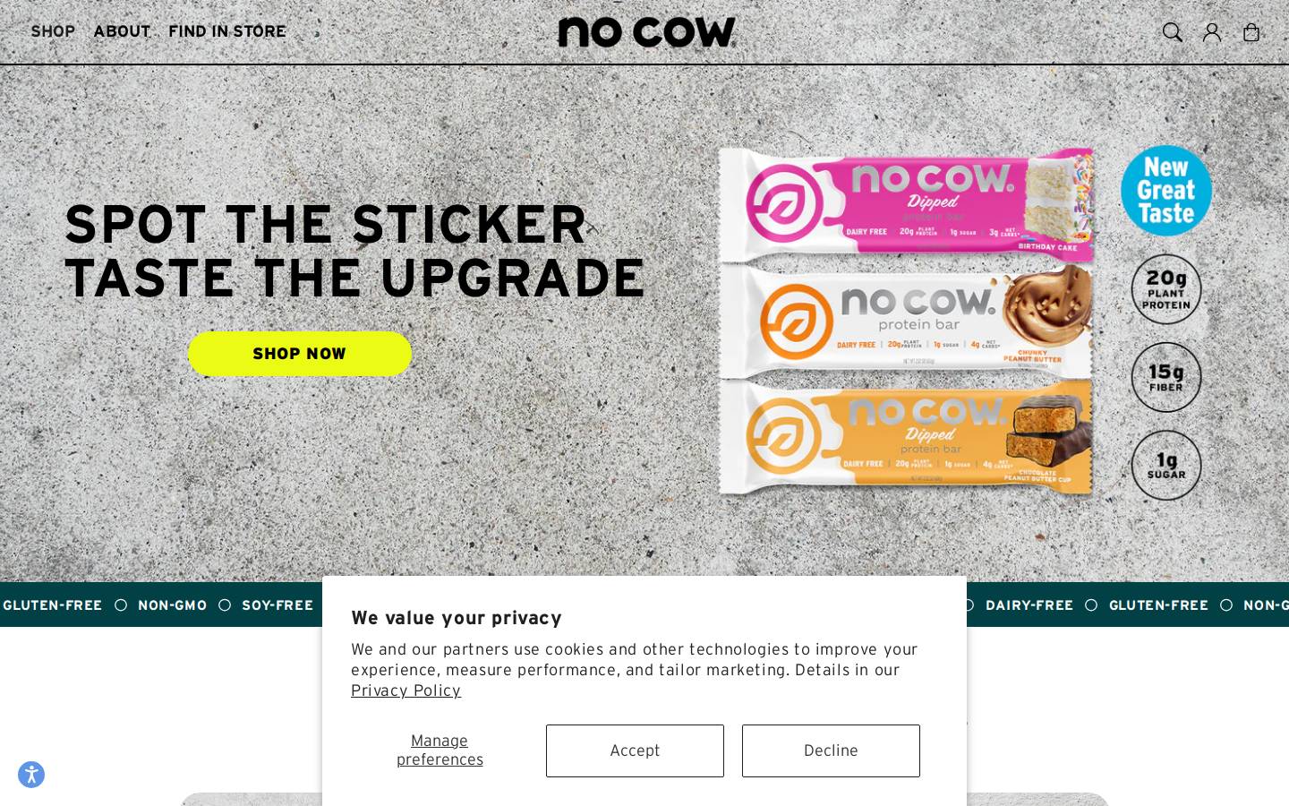 nocow.com homepage screenshot