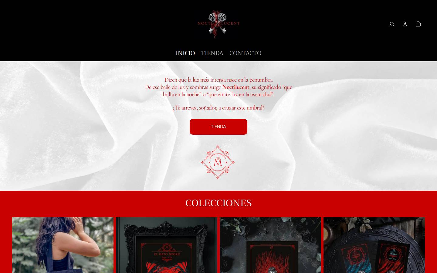 noctilucent.es homepage screenshot