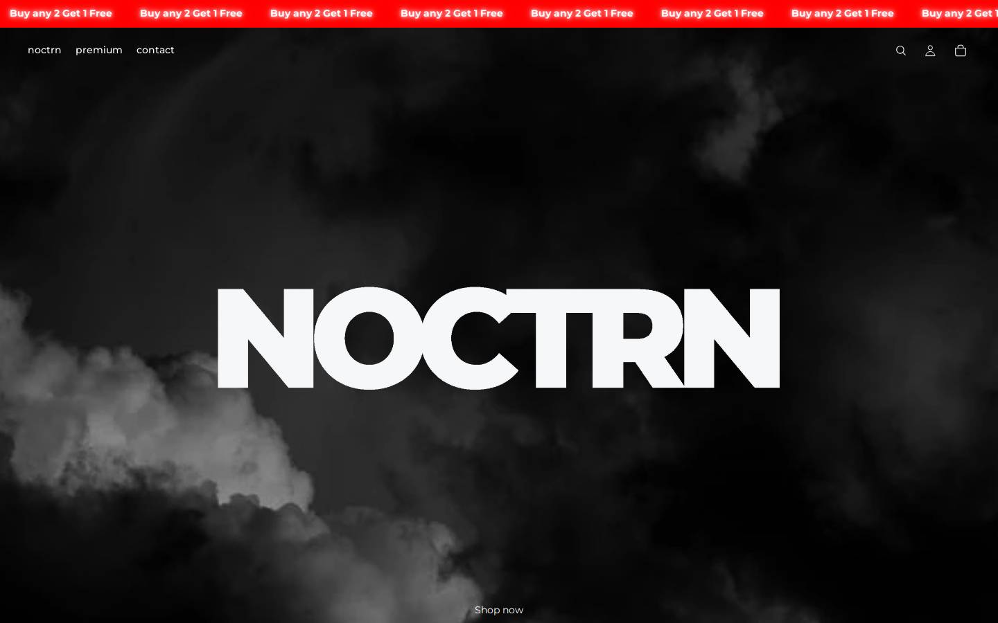 noctrn.co homepage screenshot