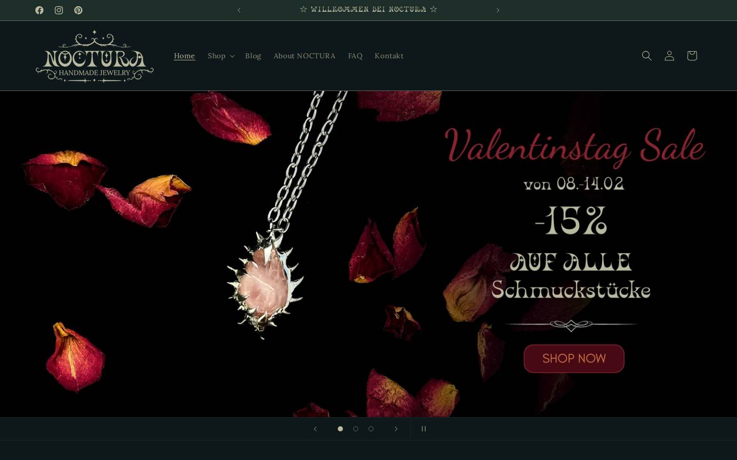 Noctura 400 homepage screenshot