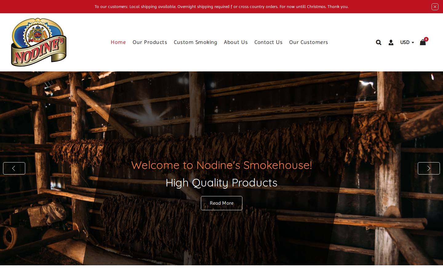 nodines.com homepage screenshot