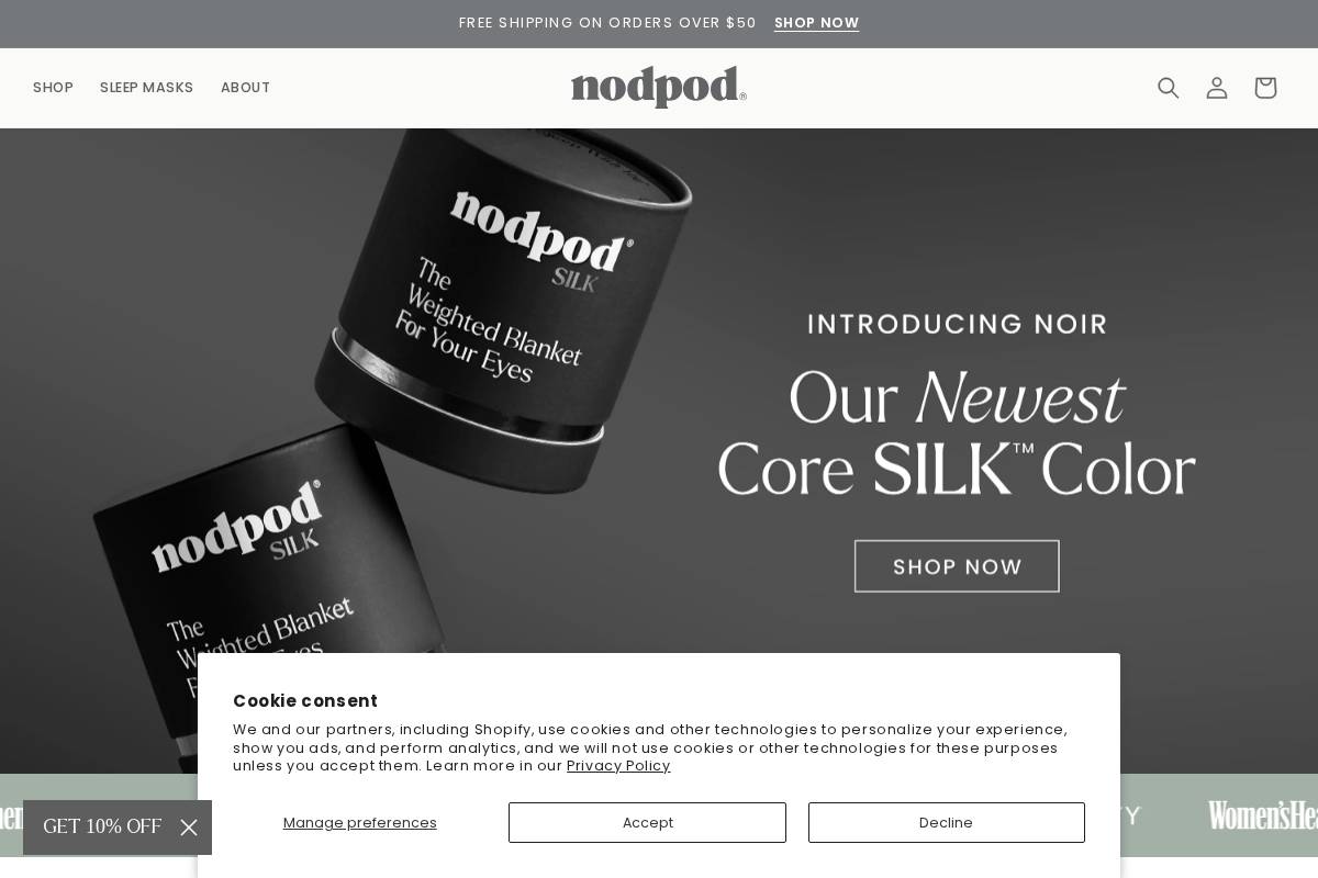 nodpod homepage screenshot