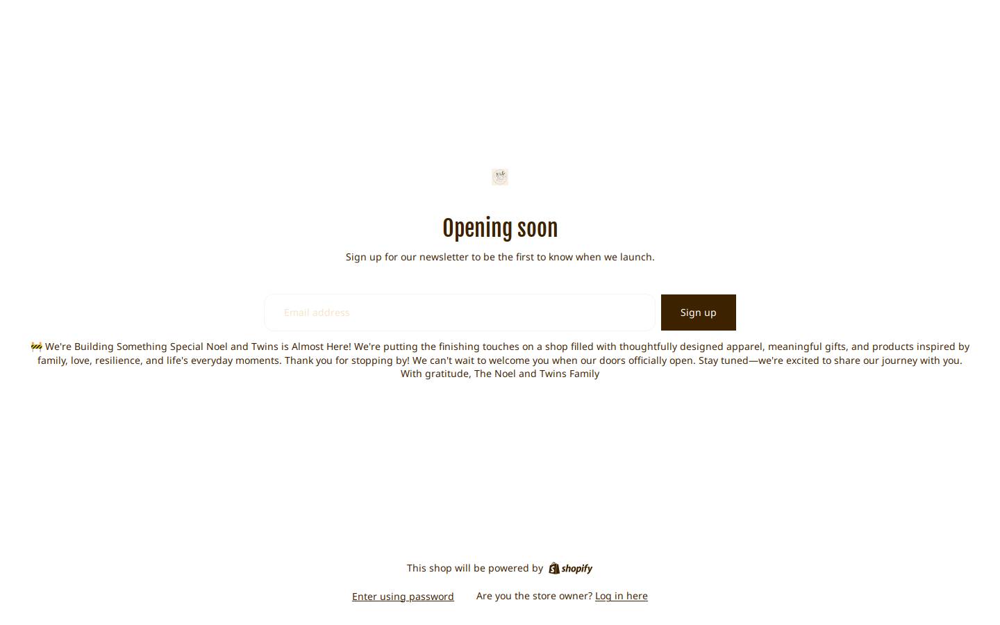 noelandtwins.com homepage screenshot