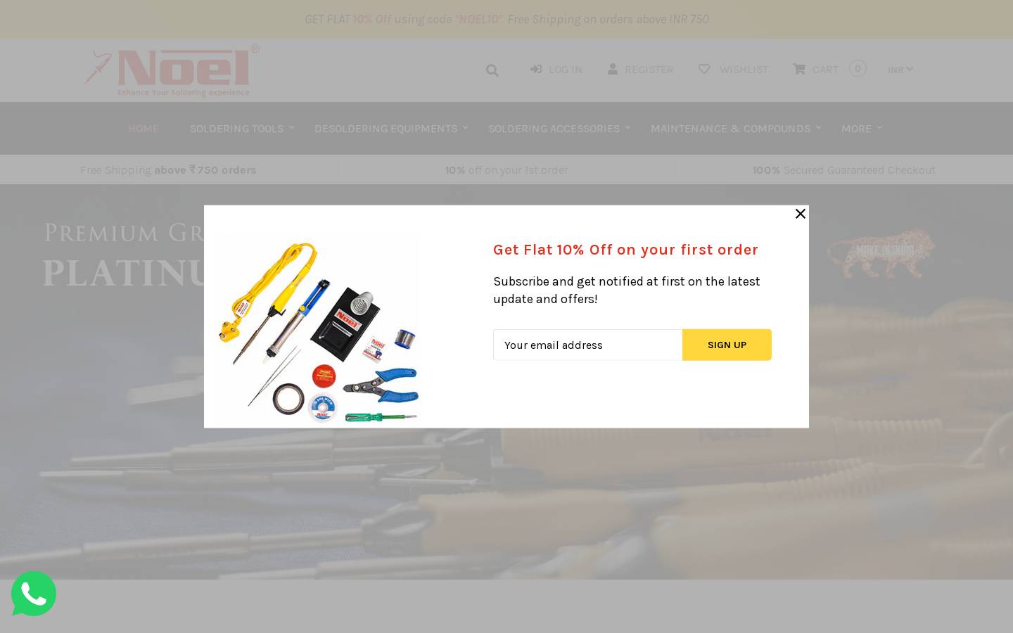 noelindia.com homepage screenshot