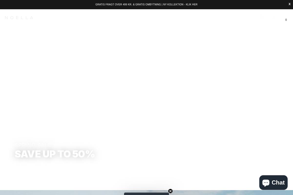 Noella Fashion homepage screenshot
