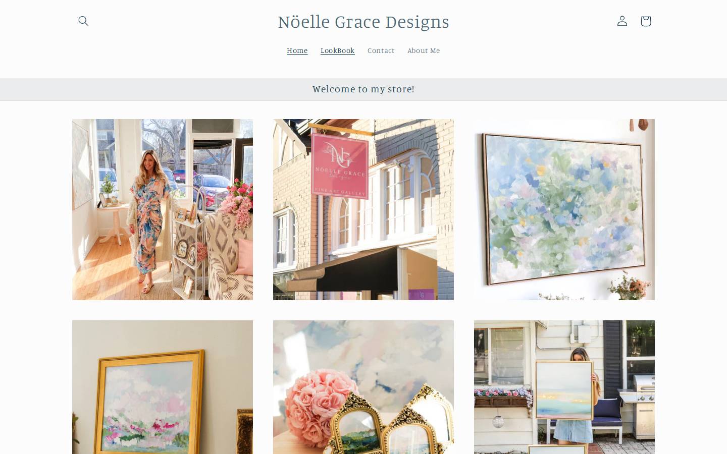 noellegracedesigns.com homepage screenshot