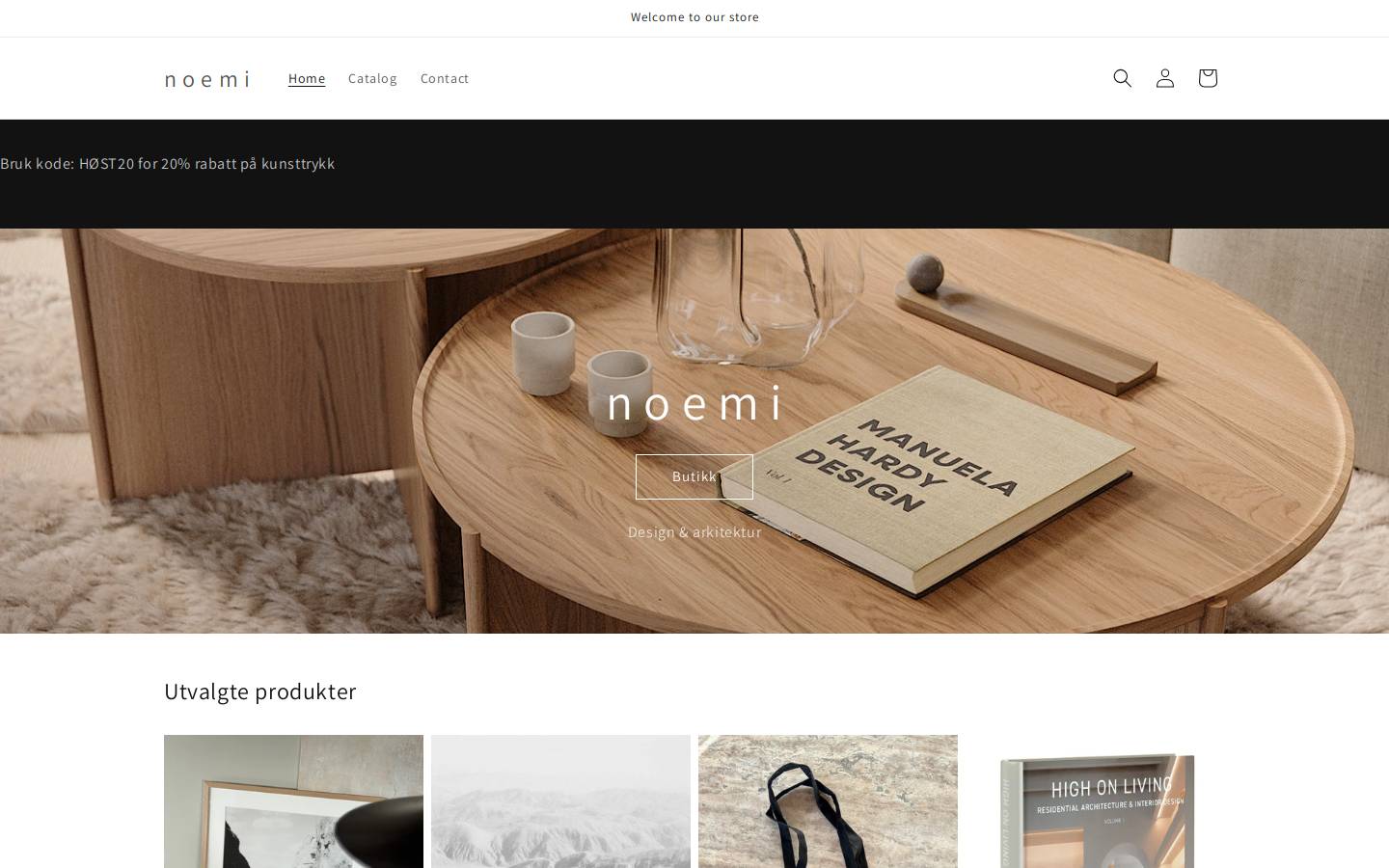 noeminoemi.no homepage screenshot