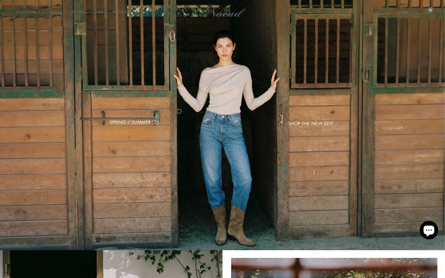 noenddenim.com homepage screenshot