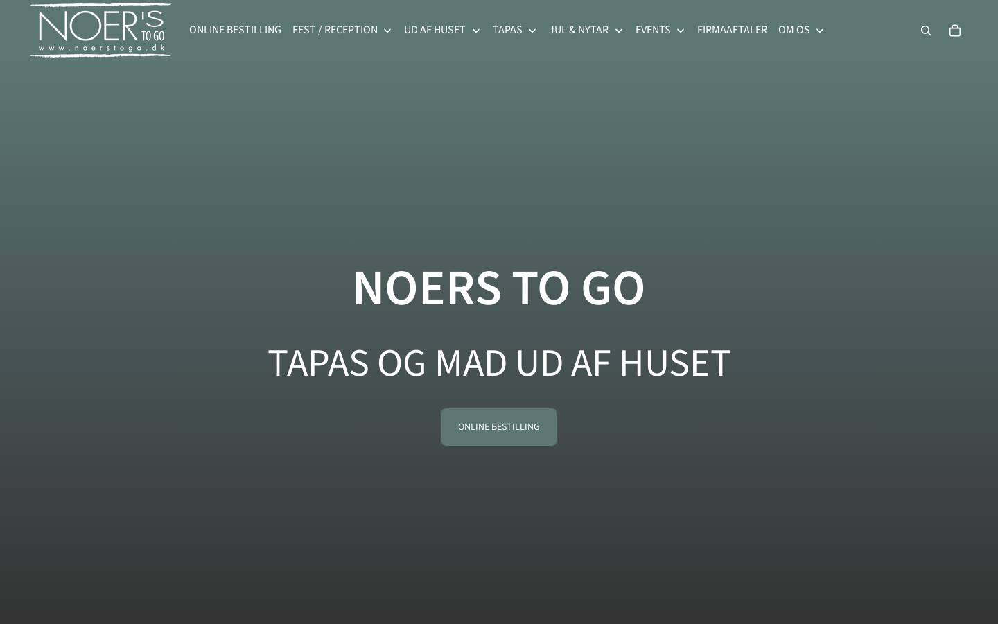 Noer´s To Go homepage screenshot