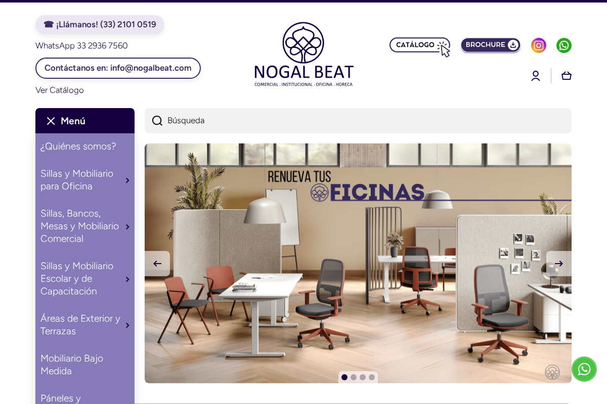 NOGAL BEAT homepage screenshot