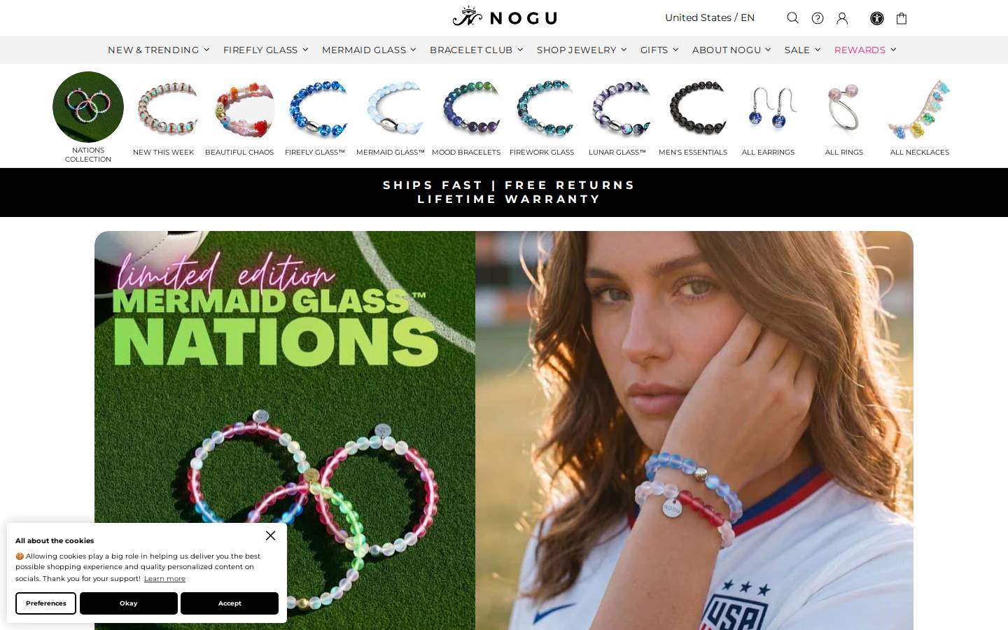 Nogu homepage screenshot