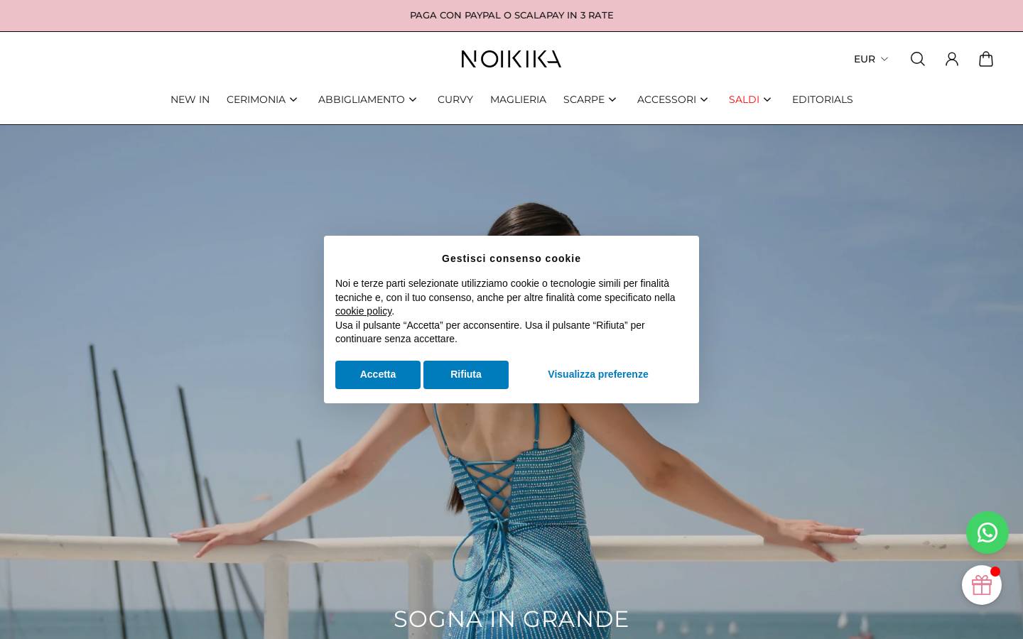 Noikika – Abiti da Cerimonia  homepage screenshot