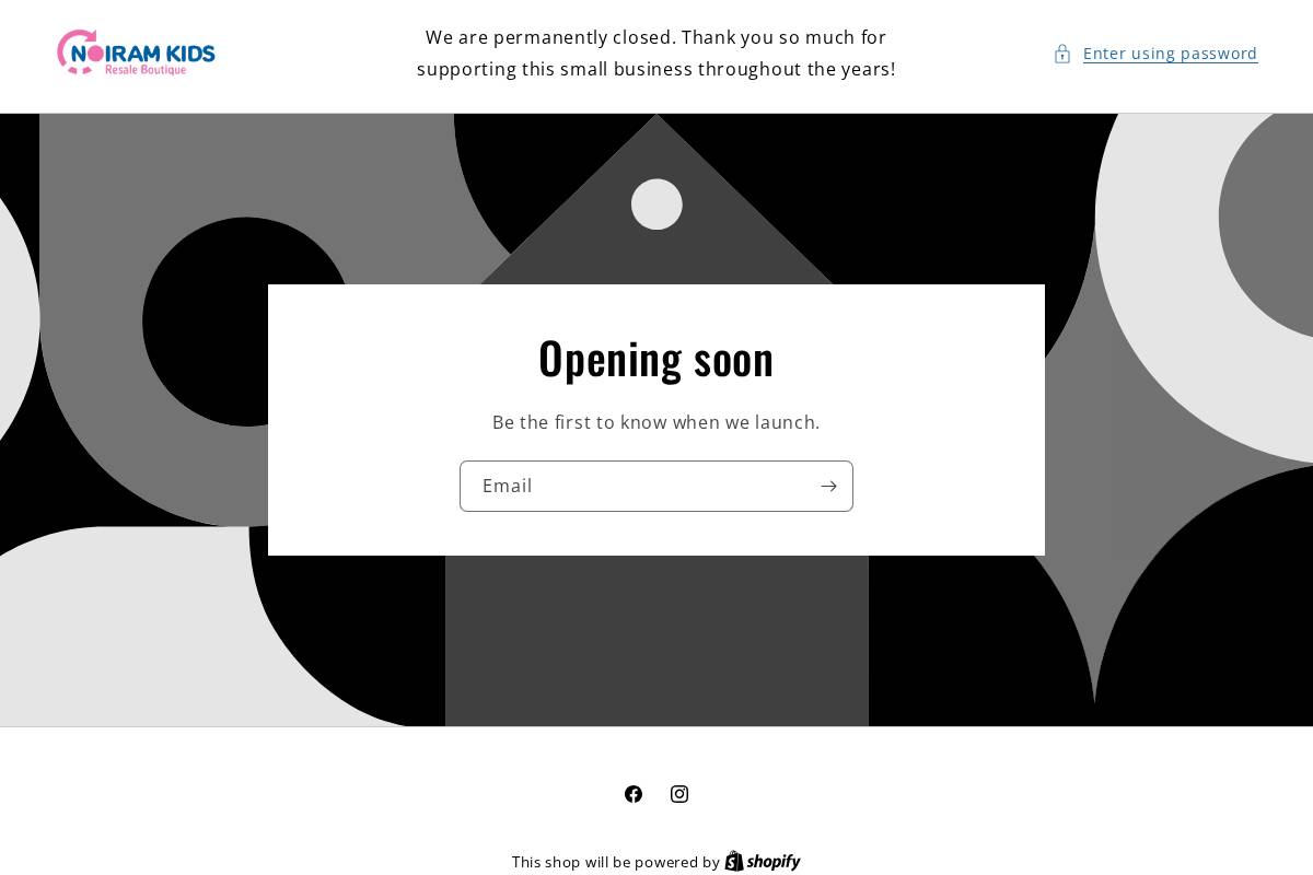 noiramkids.com homepage screenshot