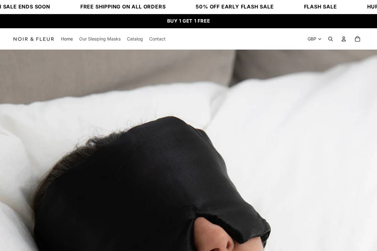 noirandfleur.com homepage screenshot