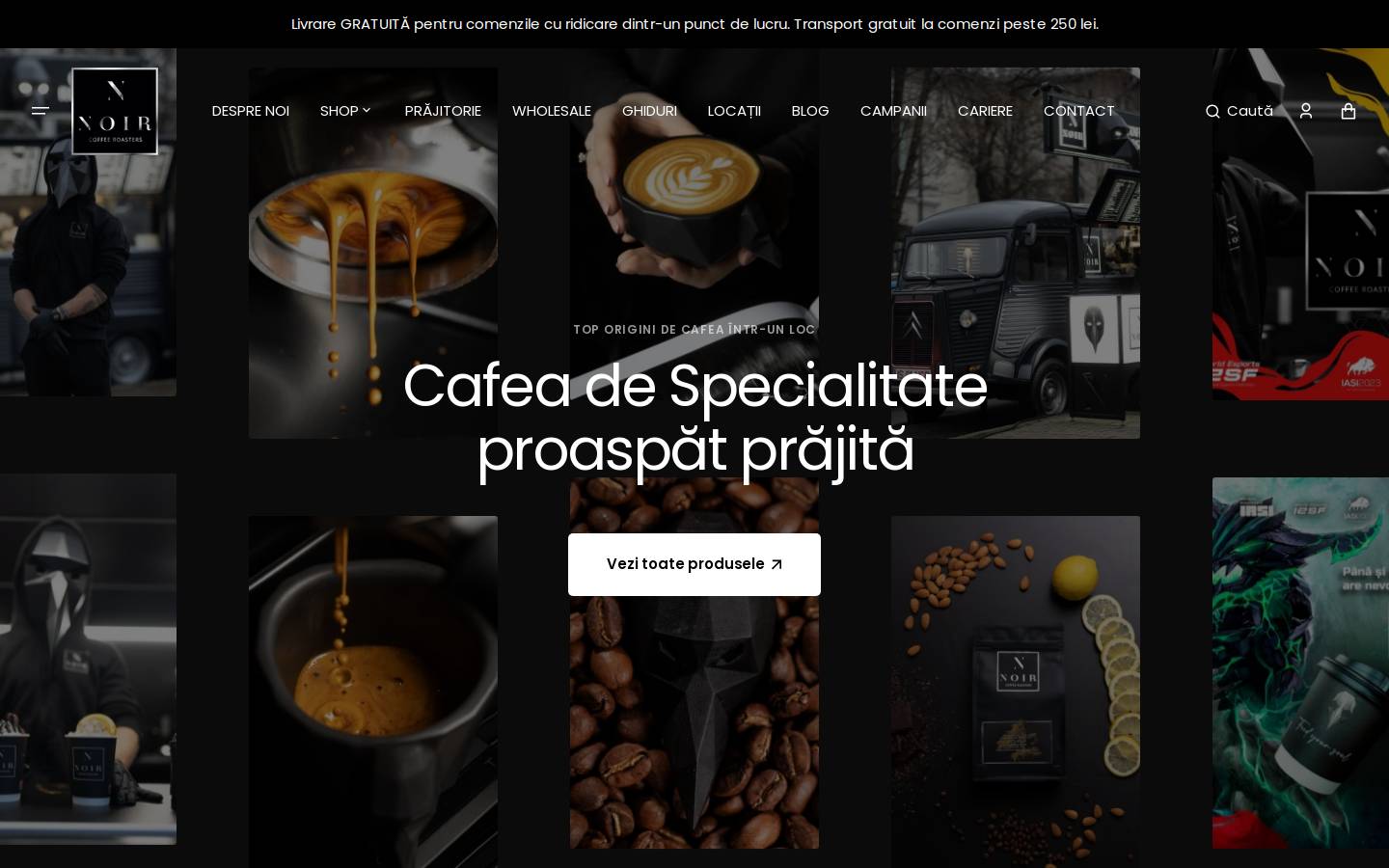 noircoffee.ro homepage screenshot
