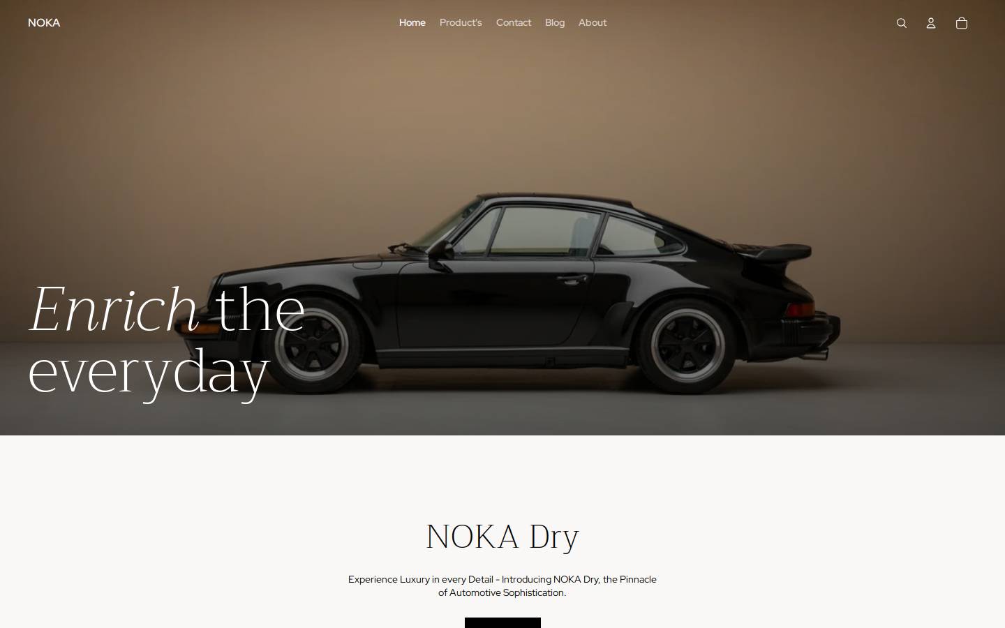 noka-co.com homepage screenshot