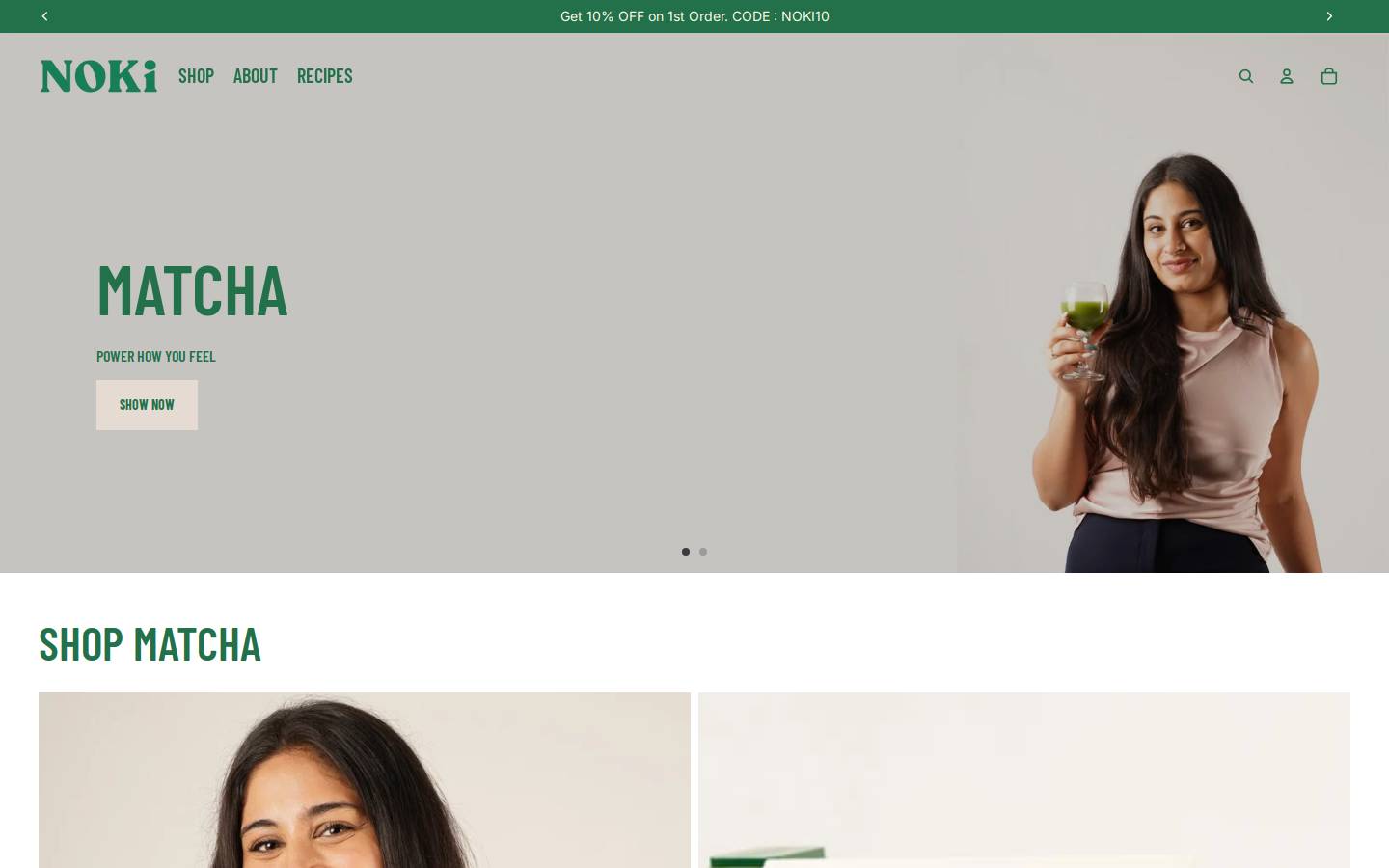 noki.co.in homepage screenshot