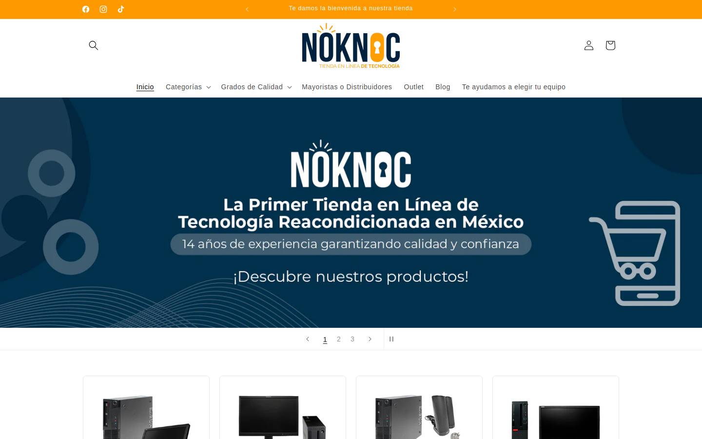 noknoc.com.mx homepage screenshot