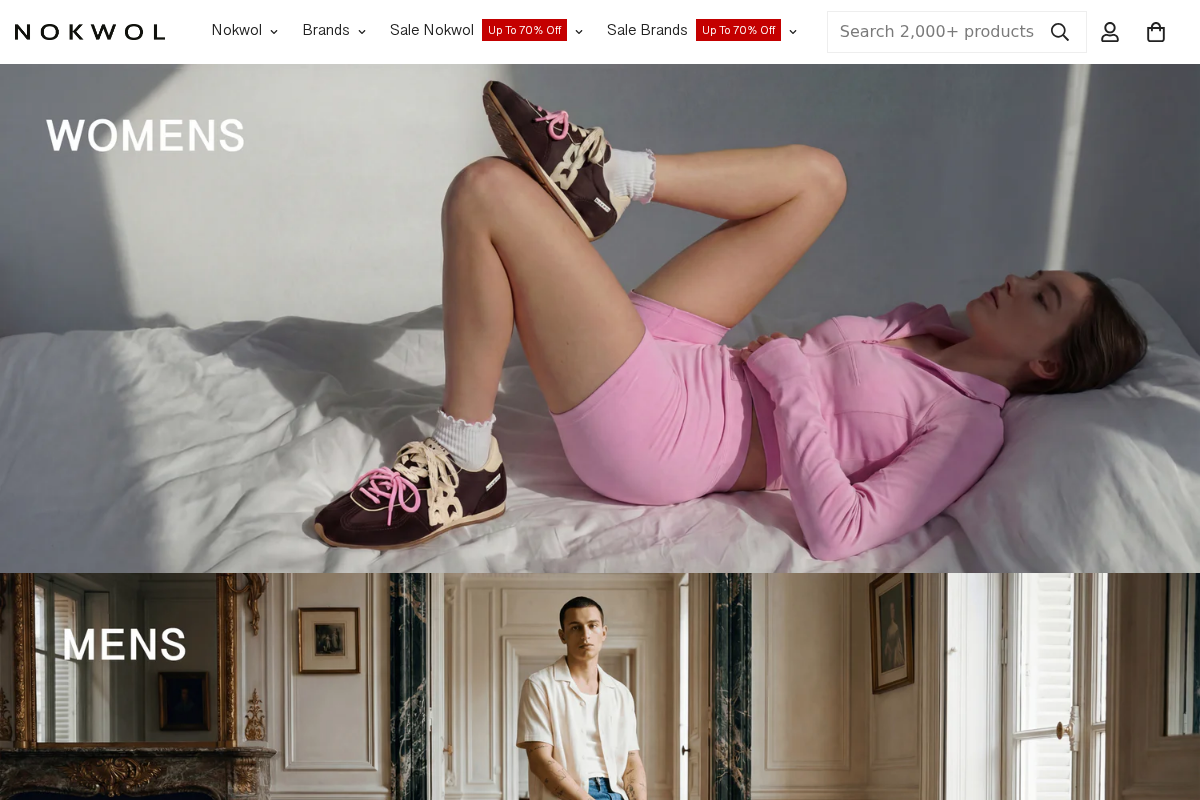 Nokwol homepage screenshot