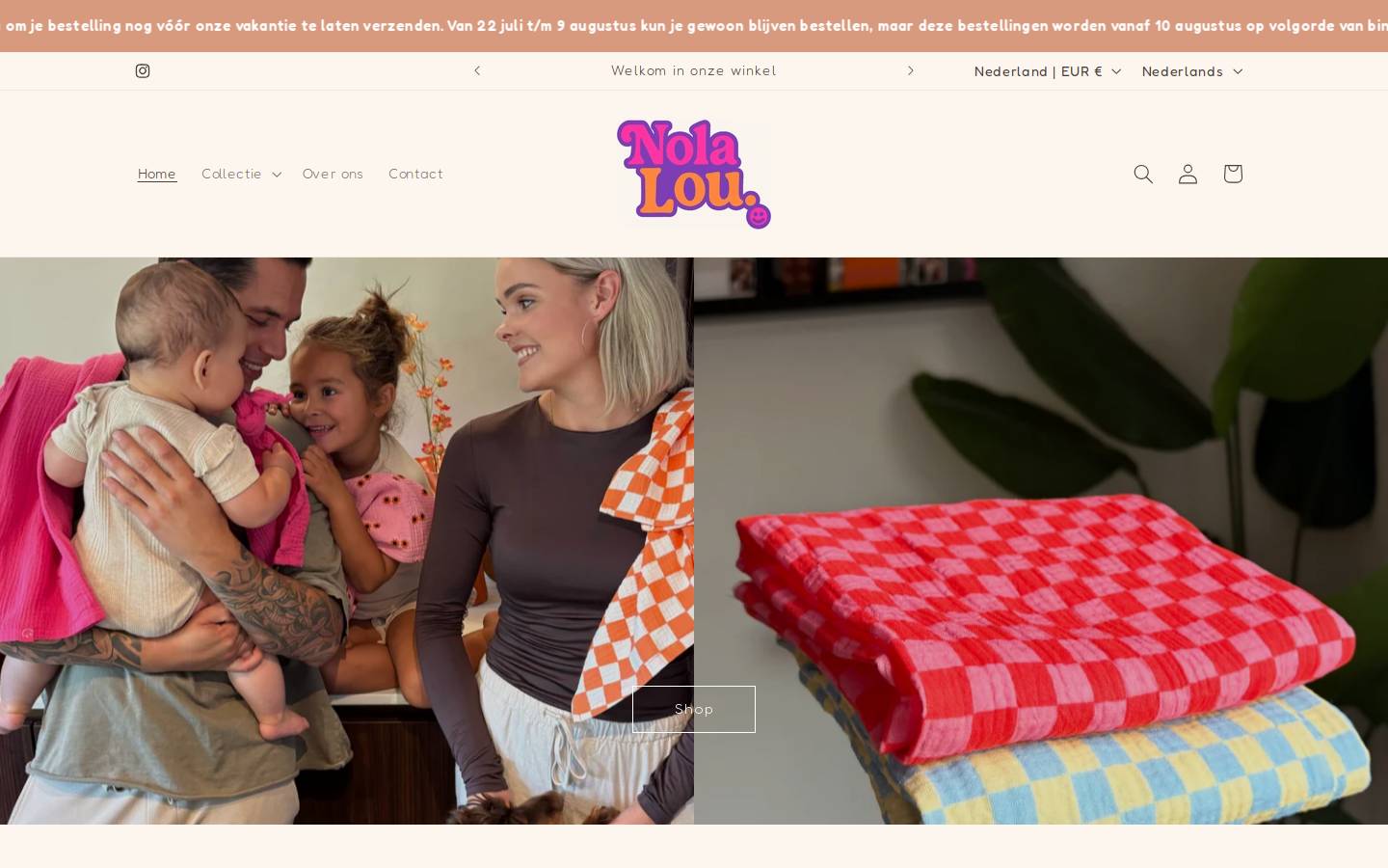 nolalou.nl homepage screenshot
