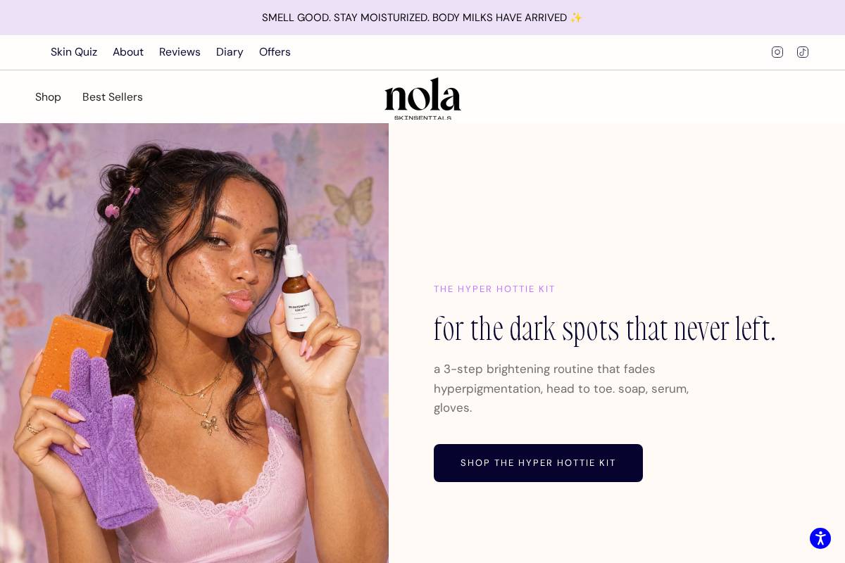 nolaskinsentials.com homepage screenshot