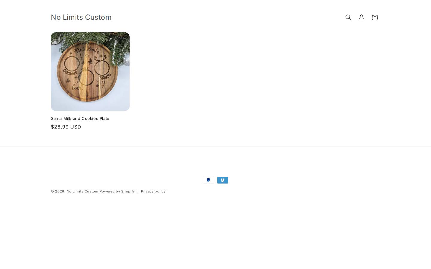 nolimitscustom.com homepage screenshot