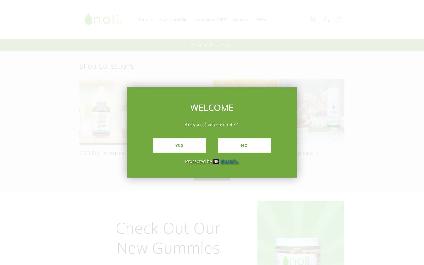 nolioil.com homepage screenshot