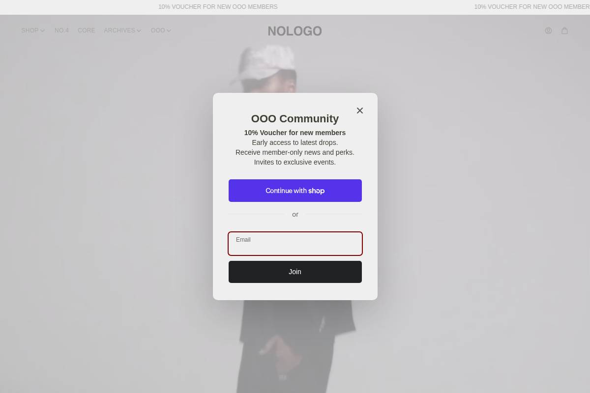 nologo-studio.com homepage screenshot