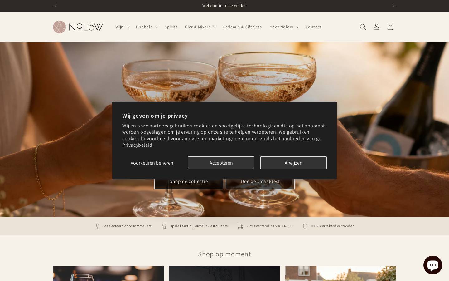 nolow.store homepage screenshot